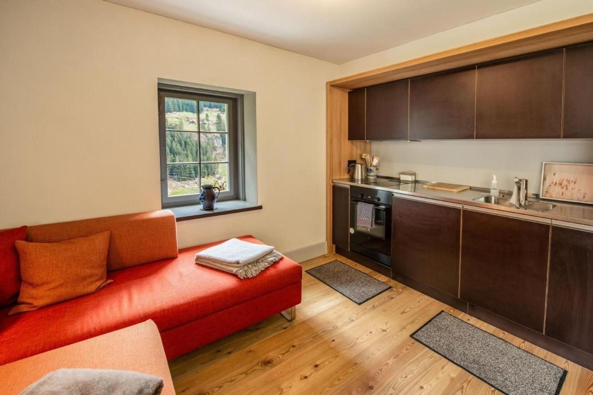 Bahnwaerterhaus Eggwald Villa Wassen Bagian luar foto